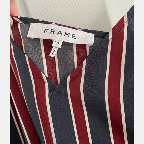 FRAME Classic Stripe Tank, size large - Picture 6 of 8